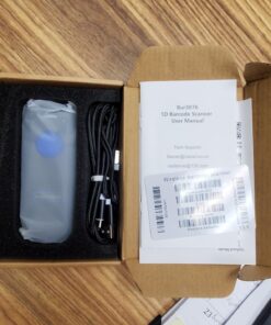 NADAMOO Wireless Barcode Scanner Compatible with Bluetooth Function, 2.4G Wireless & Wired 3-in-1 Bar Code Scanner Portable USB CCD Reader, Work with Tablet iPhone iPad Android Windows Mac OS Blue 25 71OP8TcVf L
