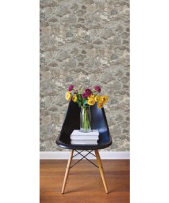 RoomMates RMK9096WP Gray and Almond Weathered Stone Peel and Stick Wallpaper 46 71OQ55FpAVL