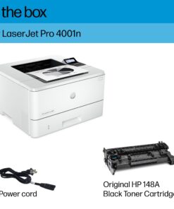HP LaserJet Pro 4001n Black & White Printer, Works with Alexa 24 71OQZMKayEL