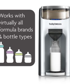 Baby Brezza New and Improved Formula Pro Advanced Formula Dispenser Machine - Automatically Mix a Warm Formula Bottle Instantly - Easily Make Bottle with Automatic Powder Blending Advanced, White 21 71OQbeCgEiL 1