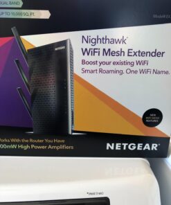 NETGEAR WiFi Mesh Range Extender EX7000 - Coverage up to 2100 sq.ft. and 35 devices with AC1900 Dual Band Wireless Signal Booster & Repeater (up to 1900Mbps speed), plus Mesh Smart Roaming 34 71OQeOA3cwL