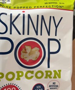 SkinnyPop Original Popcorn, Individual Snack Size Bags, Skinny Pop, Healthy Popcorn Snacks, Gluten Free, 0.65 Ounce (Pack of 30) 0.65 Ounce (Pack of 30) 44 71OQiHbK0L