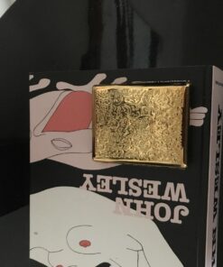 Pure Copper Embossed Arabesque Metal Cigarette Case Cardcase for 100's Cigarettes (Gold) Gold 20 71OROSpws8L