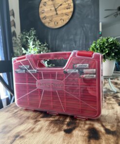 Ontel Battery Daddy - Battery Organizer Storage Case with Tester, Stores & Protects Up to 180 Batteries, Clear Locking Lid, As Seen On TV Original - 180 Batteries 59 71ORuEAYgGL 2