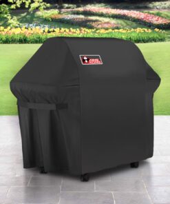 Kingkong Gas Grill Cover 7553 | 7107 Cover for Weber Genesis E and S Series Gas Grills Includes Grill Brush, Tongs and Thermometer 27 71OTJq UUvL