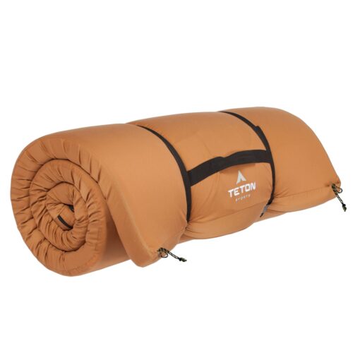 Teton Sports Canvas Camp Pad, Sleeping Pad for Car Camping, Brown Adventurer Camp Pad | 75" x 24" x 2"