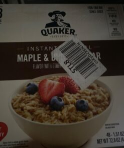 Quaker Instant Oatmeal, Maple & Brown Sugar, Individual Packets, 1.51 Ounce (Pack of 48) 31 71OU4yPiwxL