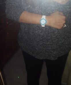 Casio Women's LRW-200H-2BVCF Stainless Steel Watch with White Resin Band 19 71OUCiZ87hL