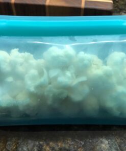 Stasher Reusable Silicone Storage Bag, Food Storage Container, Microwave and Dishwasher Safe, Leak-free, Snack, Aqua 25 71OUd73kH7L