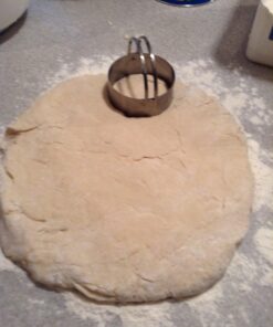 RSVP International Endurance Round Biscuit Cutters - Stainless Steel, Set of 4 | Nest for Easy Storage | For Cutting Thick or Thin Dough | Professional | High Handle Arch 31 71OUrdsF LL