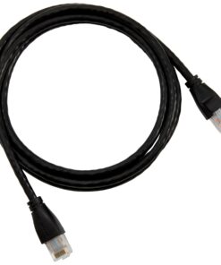 Alternative view of Amazon Basics RJ45 Cat 6 Ethernet Patch Cable, 1Gpbs Transfer Speed, Gold-Plated Connectors, 5 Foot - Pack of 5 5-Pack Black