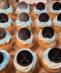 Hockey Puck Ring Cake Cupcake Topper (24-Pack) 10 71OVKUe0lKL