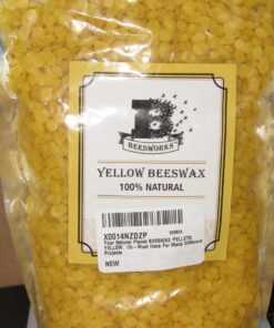 Beesworks Yellow Beeswax Pellets (1 lb) | 100% Pure, Cosmetic Grade, Triple-Filtered Beeswax for DIY Skin Care, Lip Balm, Lotion, and Candle Making 1 Pound (Pack of 1) 42 71OVlgxkEL