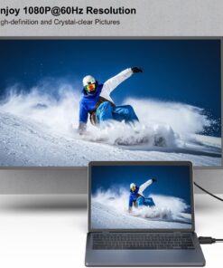 DisplayPort to VGA Adapter, Benfei DP DisplayPort to VGA 6 Feet Cable Male to Male Gold-Plated Cord Compatible for Lenovo, Dell, HP, ASUS and Other Brand 1 PACK 20 71OW6n0q1hL