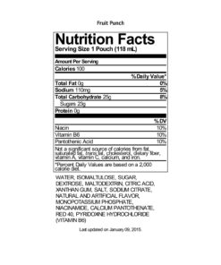 Gatorade Prime Sports Fuel Drink, Fruit Punch, 4 Ounce Pouches (Pack of 20) 13 71OWRJN1CJL