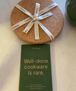 Caraway Nonstick Ceramic Cookware Set (12 Piece) Pots, Pans, Lids and Kitchen Storage - Non Toxic, PTFE & PFOA Free - Oven Safe & Compatible with All Stovetops (Gas, Electric & Induction) - Sage 65 71OWUhAAYnL