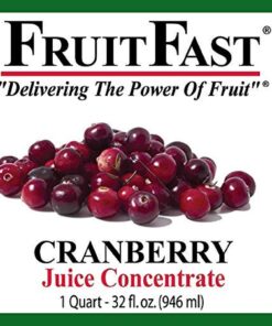 Cranberry Juice Concentrate by FruitFast - (32 FL OZ) Unsweetened, 50 Brix Pure Concentrated Cranberry Juice - 100% Cranberry Extract - No Additives or Fillers!… 32 Fl Oz (Pack of 1) 10 71OXv5qTgFL