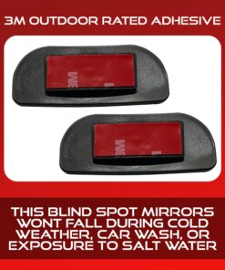 Blind Spot Convex Car Rear View Mirror: Rearview/Side Stick On Mirror Automotive Accessories | Narrow Blindspot Mirrors For Car By Utopicar (2 pack) 18 71OXxSvZONL