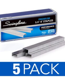 Alternative view of Swingline Staples, S.F. 4, Premium, 1/4" Length, 210/Strip, 5000/Box, 5 Pack (35481) 5 Boxes
