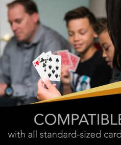 Brybelly Automatic Card Shuffler, The Original 1-6 Deck Electric Shuffler, Battery Operated, Designed for Standard-Size Cards Including Poker Cards, Uno, Phase10, Texas Hold'em, Cards Against Humanity 12 71OYuL1ccKL