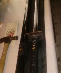 Onikiri F-585 1045 Black Carbon Steel Scabbard Ninja Sword, 41.5" 17 71OZHzqAMFL