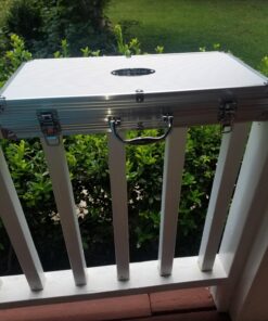 ROMANTICIST 28pc BBQ Accessories Set with Thermometer - The Very Best Grill Gift on Birthday Wedding - Heavy Duty Stainless Steel Grill Set in Case for Outdoor Cooking Camping Grilling Smoking 28PCS SILVER 41 71OZK0FwL