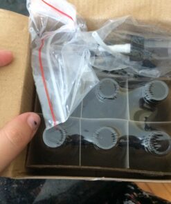 Vivaplex, 6, Amber, 2 oz Glass Bottles, with Black Fine Mist Sprayers 23 71OZixzzyZL