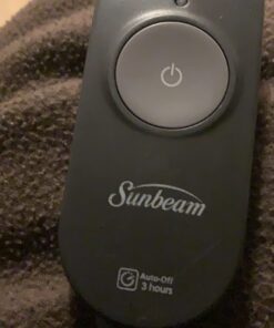 Sunbeam Royal Ultra Night Fog Heated Personal Throw / Blanket, Cozy-Warm, Adjustable Heat Settings 25 71OaDWT6E L