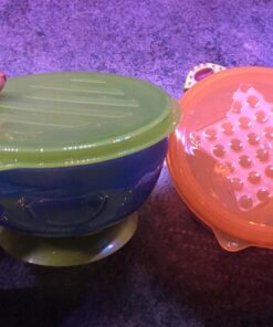 Baby Bowls and Matching Lids - Suction Cup Bowls for Babies, Toddlers & Infants - Set of 3 Sizes - 6 Pieces 39 71OaNFDKWXL