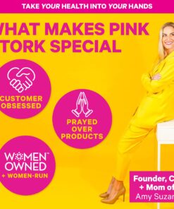 Pink Stork Total Monolaurin Supplement for Gut Health, Morning Sickness, Immune Support, and Vaginal Health for Women, Digestive Wellness, Pregnancy Must Haves, 2.4oz 17 71OaiJ8WsGL