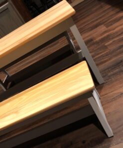 Amazon Basics Indoor Kids Table and Bench Set, Natural 41 71OauPymZvL