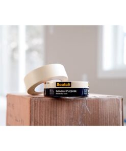 Scotch 2050-48MP 3M 2050 General Painting, Inch x 60.1-Yard, 1-Pack Masking Tape, 1.88" Width, Beige 16 71Ob0zB02ZL