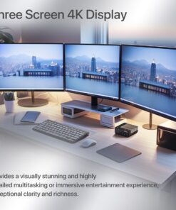 PELADN HA-2 Mini PC, AMD Ryzen 7 5800U (8C/16T up to 4.4Ghz), 16GB DDR4, 512GB NVME SSD, Win 11 Pro, 4K@60Hz HDMI, WiFi 5, Dual LAN Bluetooth 4.2, Compact Desktop Computers. 22 71Ob4QRxzZL