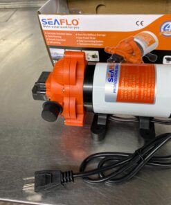 SEAFLO 110V 3.3 GPM 45 PSI Water Diaphragm Pressure Pump - 4 Year Warranty!!! With Plug for Wall Outlet 17 71ObOovMbLL