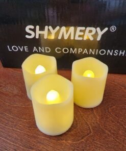 SHYMERY Flameless Votive Candles,50 Pack Flickering Electric Fake Battery Operated LED Candles,200+Hour Long Lasting LED Tea Lights for Wedding,Halloween,Christmas,Party and Holiday Decoration Warm White-50pack 39 71ObWGabNiL