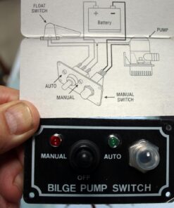 Shoreline Marine Bilge Pump Switch 3-Way Panel 7 71ObeUBaJBL