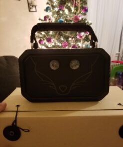 DOSS Bluetooth Speaker, Traveler Wireless Bluetooth Speaker with 20W Stereo Sound and Bold Bass, IPX6 Waterproof, Wireless Pairing, 12H Playtime, 5 Light Modes, Portable Speaker for Outdoor-Black Black 42 71ObyiiTY4L