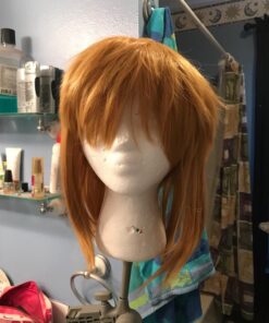 Linfairy Short Blonde Wig Halloween Cosplay Wig For Men Braid with 2 Elf Ear 52 71Oc35fB0EL