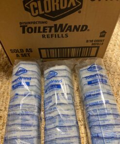Clorox ToiletWand Disinfecting Refills, Disposable Wand Heads - 30 Count (Package May Vary) 30 Refills Original 32 71Oc8CmfLuL