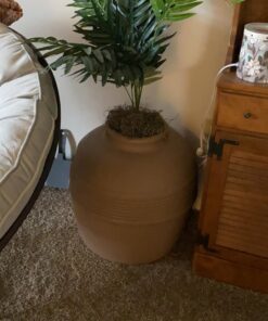 Good Pet Stuff, The Original Hidden Litter Box, Artificial Plants & Enclosed Cat Planter Litter Box, Vented & Odor Filter, Easy to Clean, Mocha Brown , 20" wide x 19 3/4" 36 71OcFK7 buL