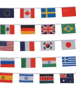 In the Breeze International String of Flags,24.5' W x 6" H,3672