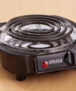 Alternative view of IMUSA USA GAU-80305 Electric Single Burner 1100-Watts, Black 1100W Electric Single Burner