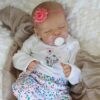 JIZHI Lifelike Reborn Baby Dolls - 17-Inch Soft Body Realistic-Newborn Baby Dolls Full Vinyl Body Poseable Baby Girl with Feeding Kit Gift Box for Kids Age 3+ Demi 65 71OdKMCTrVL