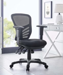 Alternative view of Modway EEI-757-BLK Articulate Ergonomic Mesh Office Chair in Black