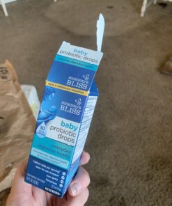 Mommy's Bliss Baby Probiotic Drops, Daily Gas, Constipation, and Colic Symptom Relief + Immune Support, Newborns & Up, 0.34 Fl Oz (30 Servings) 31 71Oen5Q0fbL