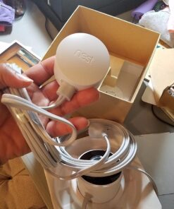 Google Nest Cam Outdoor - 1st Generation - Weatherproof Camera - Surveillance Camera with Night Vision - Control with Your Phone 1st Gen 1 Count (Pack of 1) Nest Cam (Outdoor, Wired) 60 71Ofv49hrKL