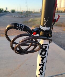 Master Lock 8370D Set Your Own Combination Bike Lock, 5 Feet Long , Black 5 Ft. Set your own combo Lock Cable 1 Pack 22 71Og6hgvhL