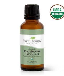 Plant Therapy Organic Eucalyptus Globulus Essential Oil 100% Pure, USDA Certified Organic, Undiluted, Natural Aromatherapy, Therapeutic Grade 30 mL (1 oz) 11 71OgYvyiML