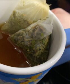 teapigs Marrakesh Mint Green Tea Bags, 50 Count, Delicate Chunmee Whole Green Tea Leaves, Biodegradable Plant-Based Tea Bag Green Tea with Mint 50 Count (Pack of 1) 5 71OggAoM4cL