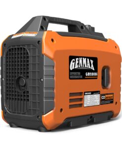 GENMAX Portable Inverter Generator, 2000W Ultra Quiet Gas Engine, EPA Compliant, Eco Mode Function, Ultra Light, Suitable for Backup Home and Camping(GM2000i) GM2000i 31 71Oh9kP7HQL